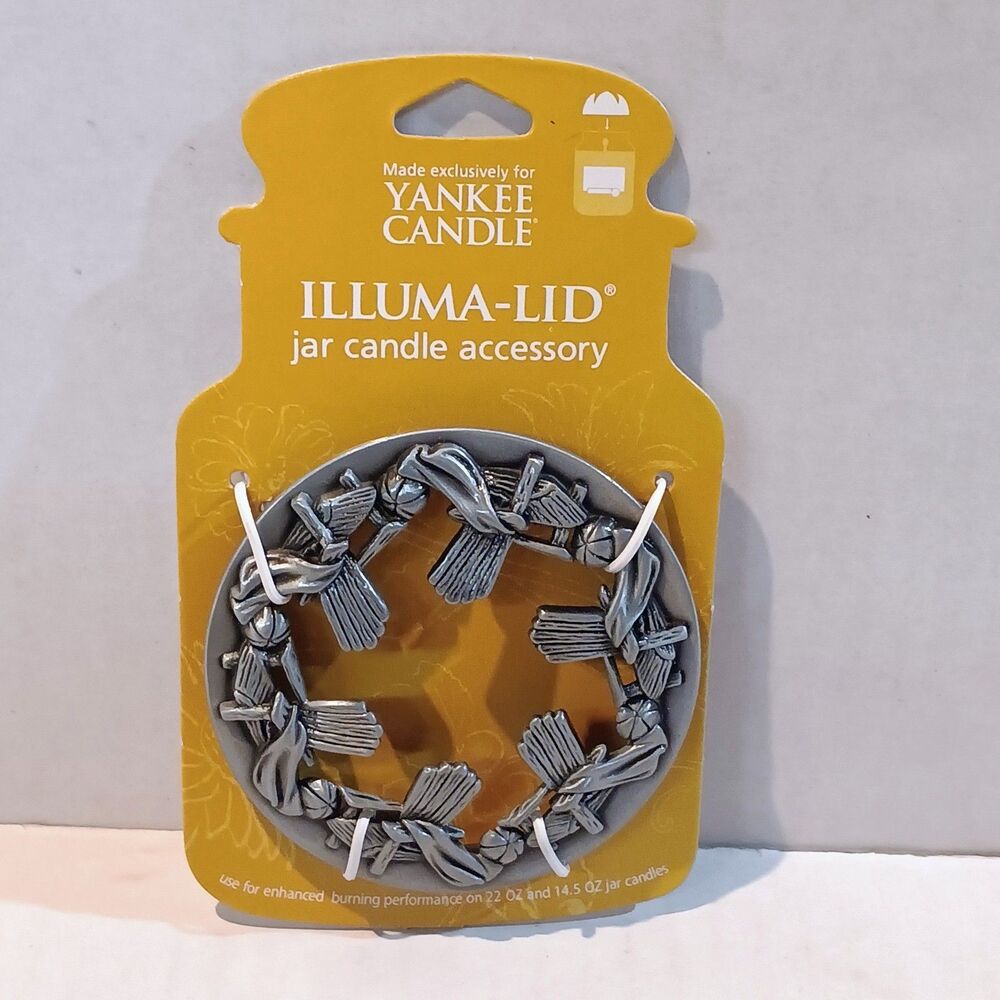 Yankee Candle Illuma-Lid Jar Candle Accessory-Beach Chairs & Ball-Retired-NEW